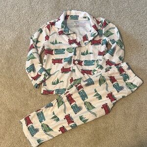 Carters holiday Train Pajama Set size 4T